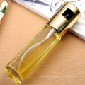 Gold Oil Sprayer for Cooking, Food Grade Glass Olive Oil Dispenser Refillable Spray Bottle for BBQ Baking Frying